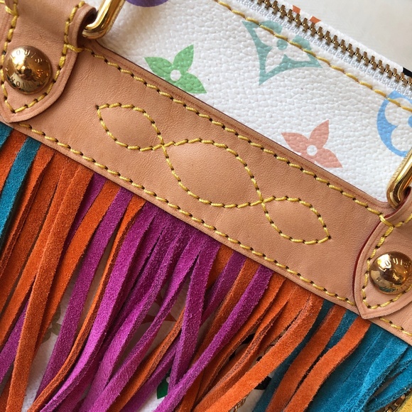 Louis Vuitton Limited Ed. Fringe Speedy 25 Satchel - Picture 6 of 16